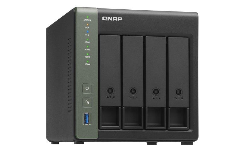 Qnap  TS-431X3 NAS Tower Eingebauter Ethernet-Anschluss Schwarz Alpine AL-314 