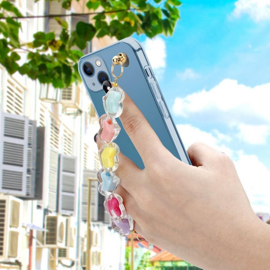 Cadorabo  Hülle für Apple iPhone 13 mit Handgelenk Kette 