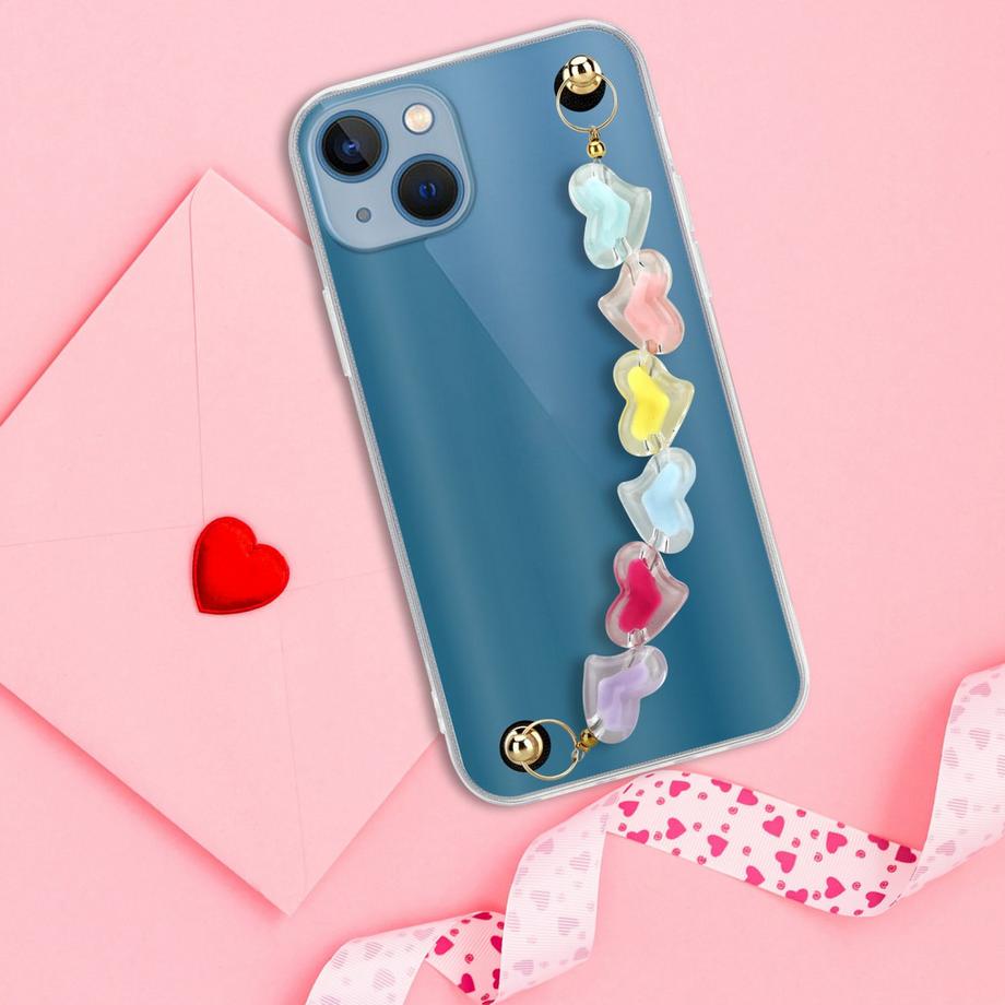 Cadorabo  Hülle für Apple iPhone 13 mit Handgelenk Kette 