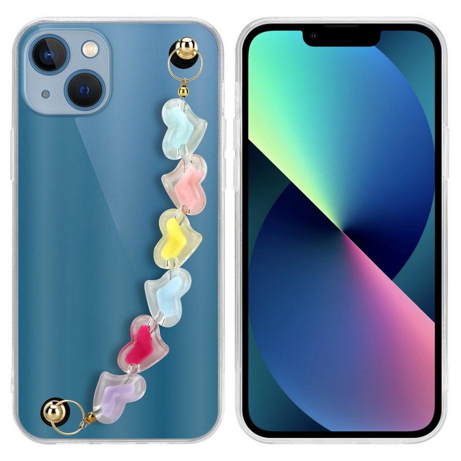 Hülle für Apple iPhone 13 mit Handgelenk Kette