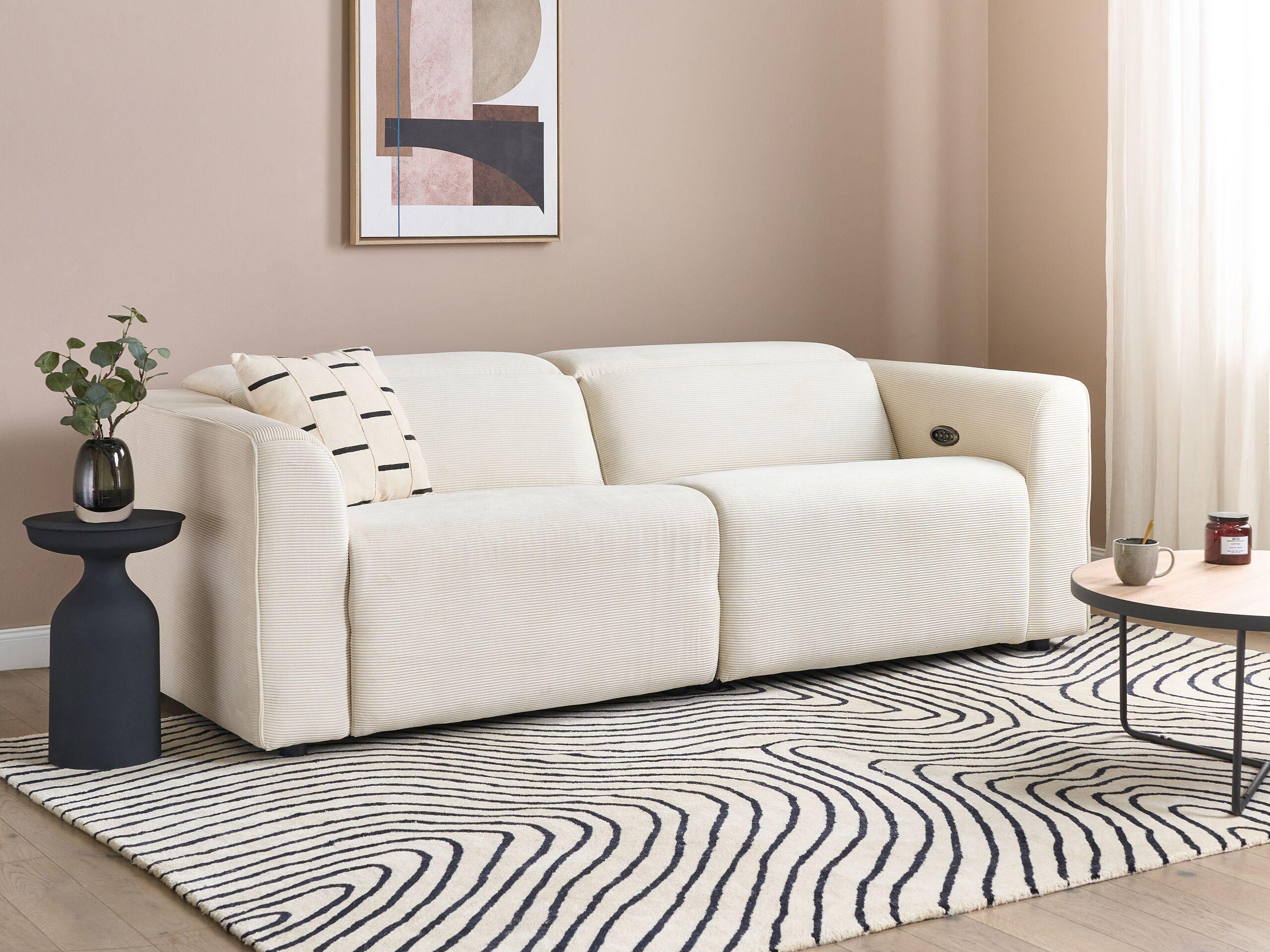 Beliani 2 Sitzer Sofa aus Cord Modern ULVEN  