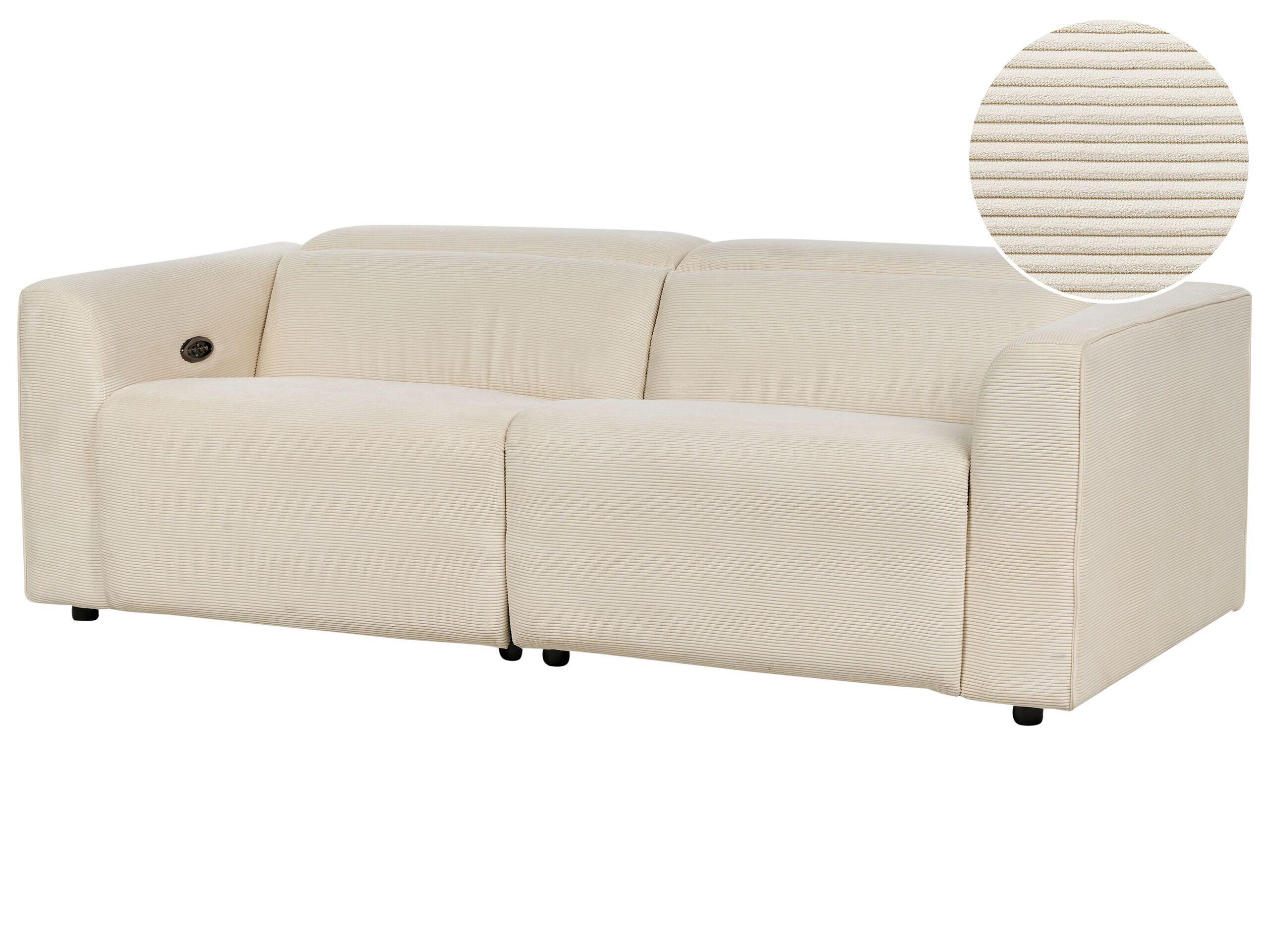 Beliani 2 Sitzer Sofa aus Cord Modern ULVEN  