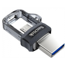 SanDisk  SanDisk Ultra Dual m3.0 unità flash USB 64 GB USB Type-A / Micro-USB 3.2 Gen 1 (3.1 Gen 1) Nero, Argento, Trasparente 