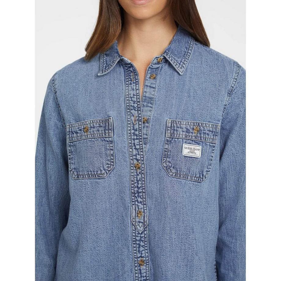 GUESS Camicia in Denim Regular Fit  