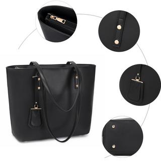 Only-bags.store Arbeitstasche mit grossem Fassungsvermögen und Reissverschluss  