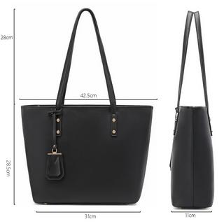 Only-bags.store Arbeitstasche mit grossem Fassungsvermögen und Reissverschluss  