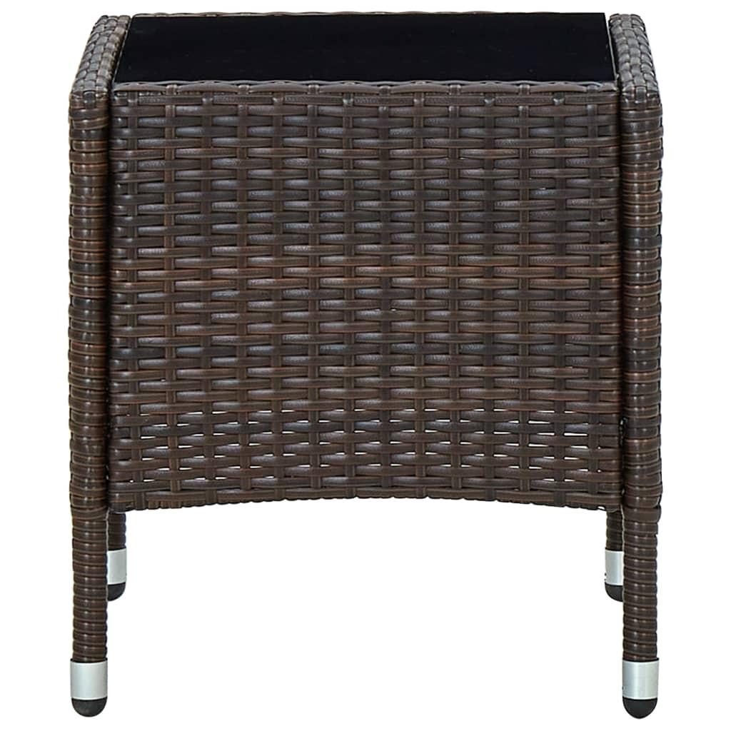 VidaXL Gartentisch poly-rattan  