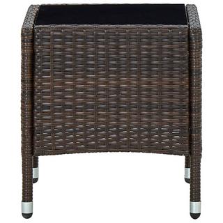 VidaXL Gartentisch poly-rattan  