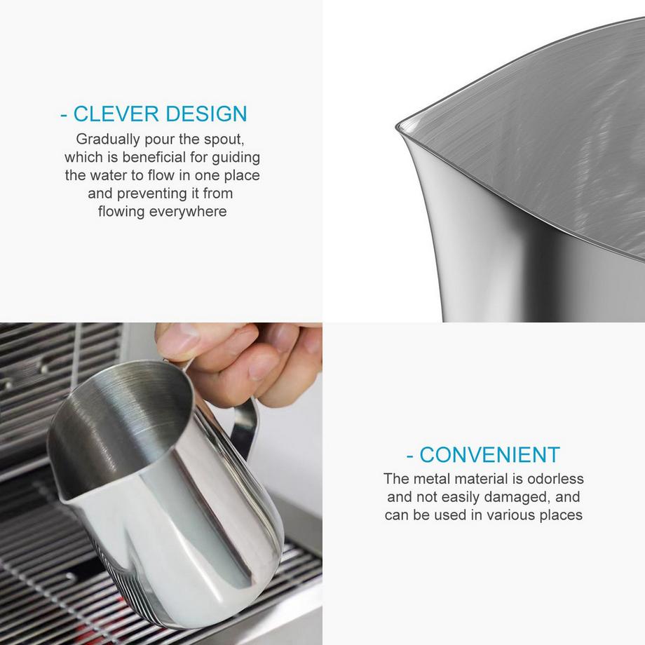 Intirilife Milchkännchen Milchkanne 350ml  