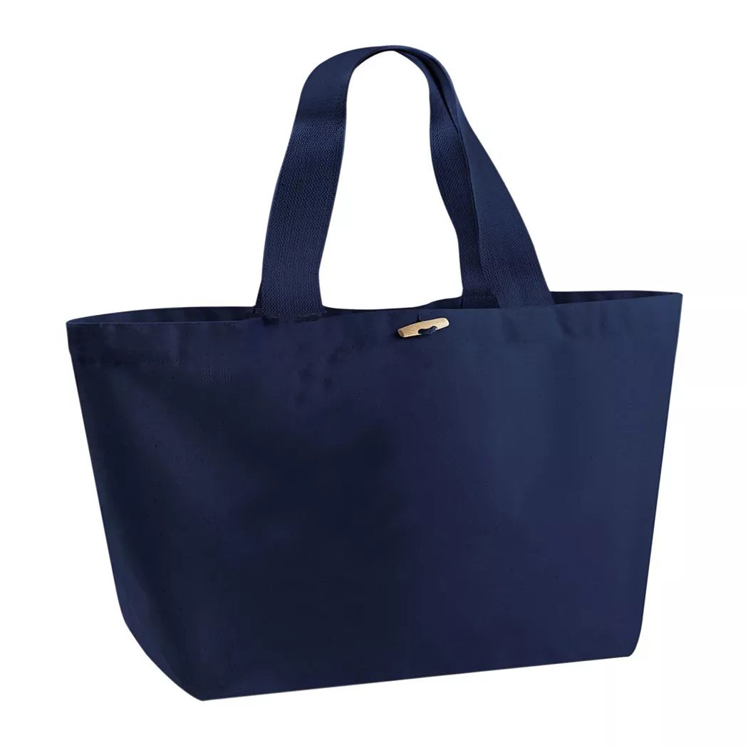Westford Mill - Organic Marina XL Einkaufstasche (2 StückPackung), für Damen, Marine, Größe Onesize