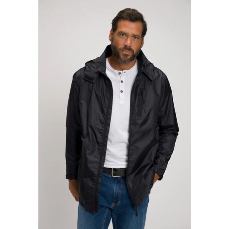 JP1880  Regenjacke, wasserdicht, Kapuze, Zipper, leichtes Mesh Futter 