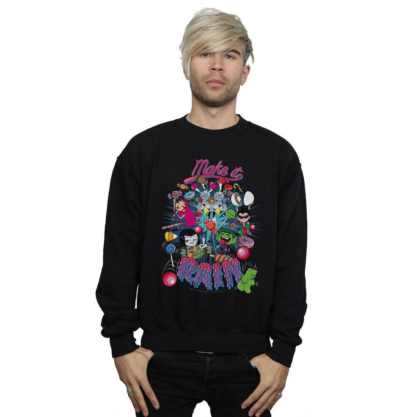 DC COMICS  Teen Titans Go Make It Rain Sweatshirt 