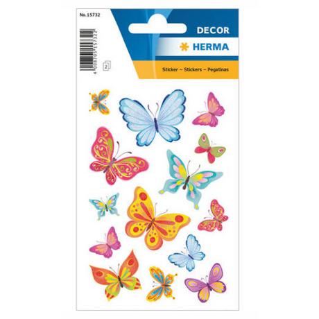 HERMA  HERMA Butterfly Time with Fine Glitter adhésif pour enfant 