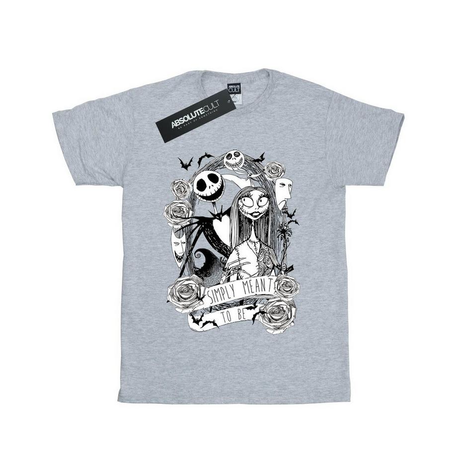 Disney  Tshirt NIGHTMARE BEFORE CHRISTMAS SIMPLY MEANT TO BE 