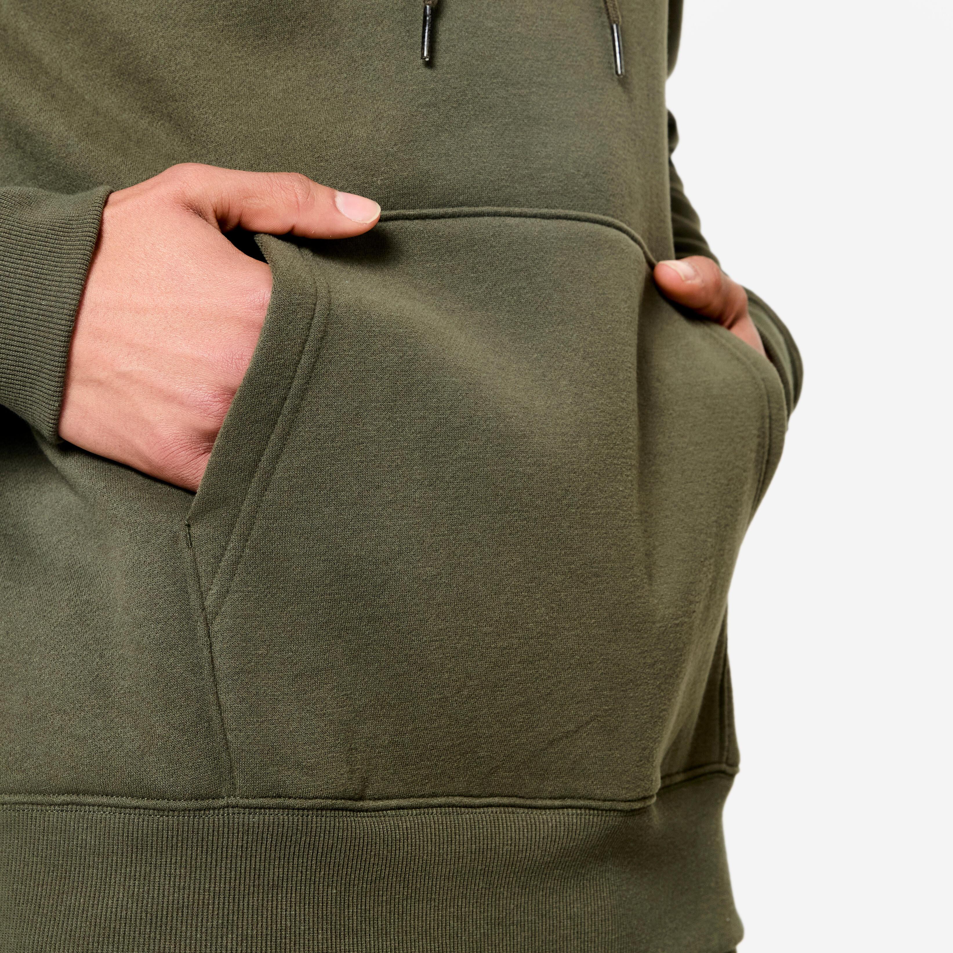 DOMYOS Warmer Kapuzenpullover  