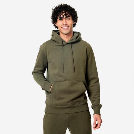 DOMYOS Warmer Kapuzenpullover  