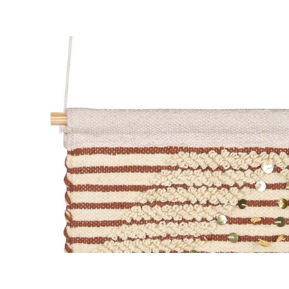 Beliani Suspension murale en tissu en Coton Boho SABO  