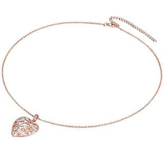 Rafaela Donata  Femme Collier en argent Coeur/feuilles pétillant 