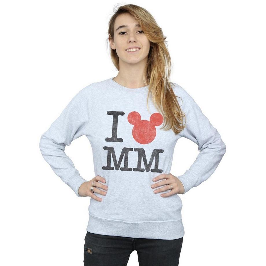 Disney I Love Mickey Bedrucktes Sweatshirt  