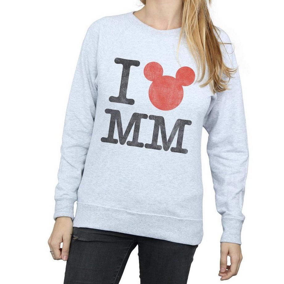 Disney I Love Mickey Bedrucktes Sweatshirt  