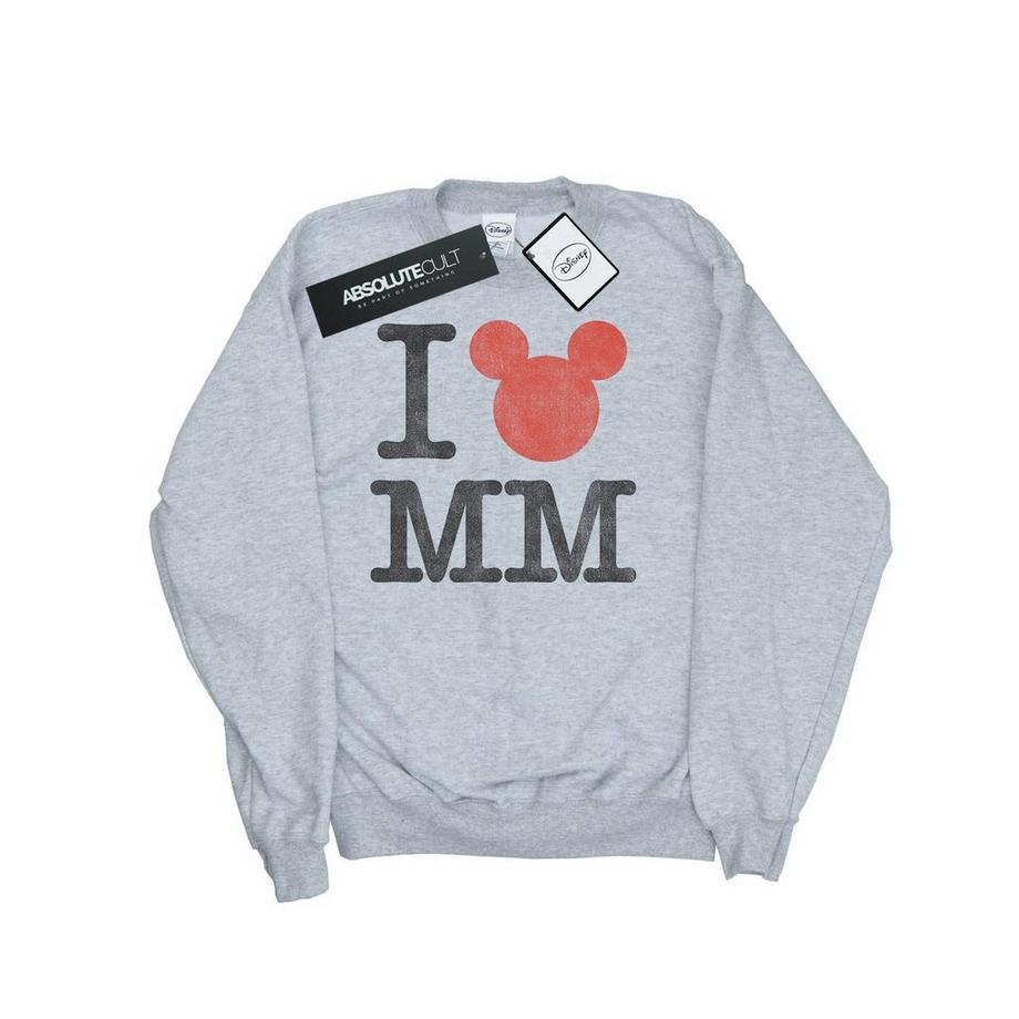 Disney I Love Mickey Bedrucktes Sweatshirt  