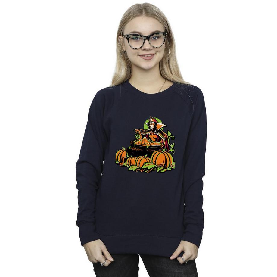 Disney Halloween Evil Queen Citrouille Imprimé Sweatshirt  