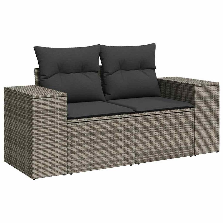 VidaXL set di divani da giardino Polirattan  
