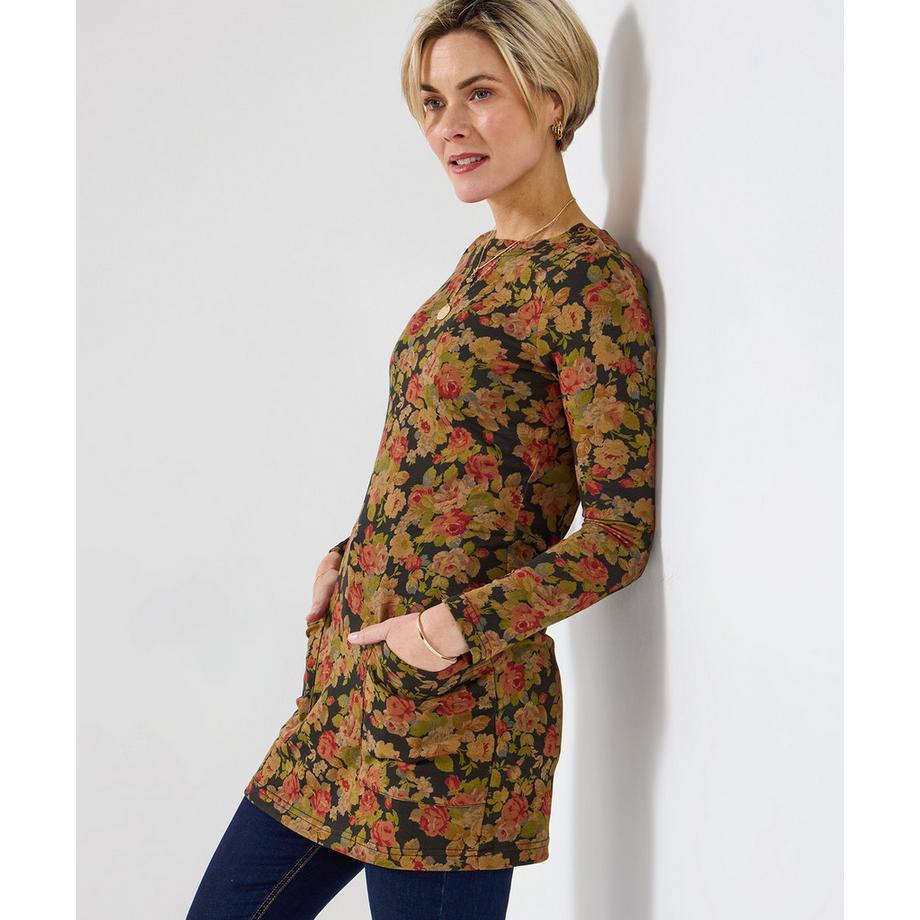 Joe Browns Tunique en Jersey Imprimé Floral Automnal  