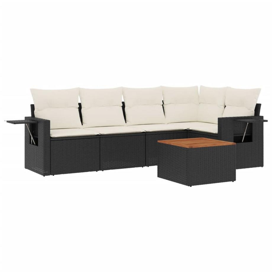 Ensemble de canapés de jardin rotin synthétique