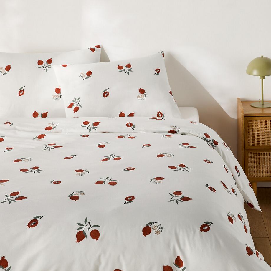 Parure de lit 50% coton recyclé taie rect