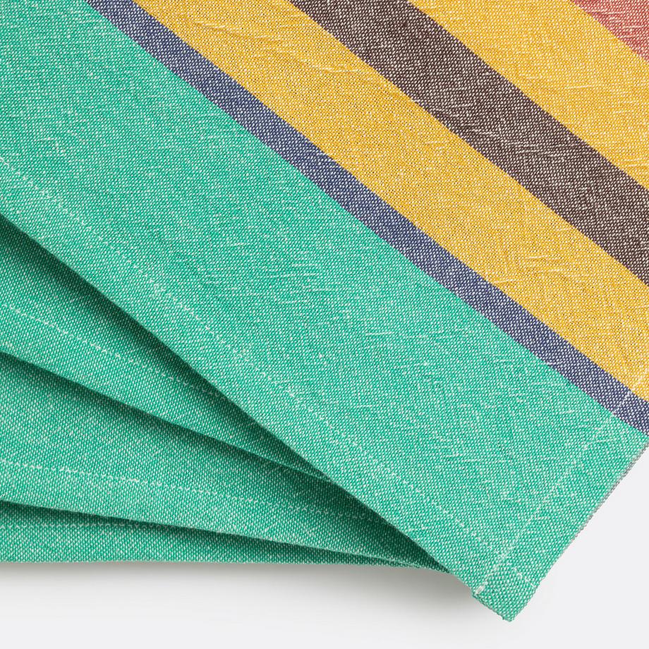 La Redoute Intérieurs Serviettes de table coton lavé tissé-teint  