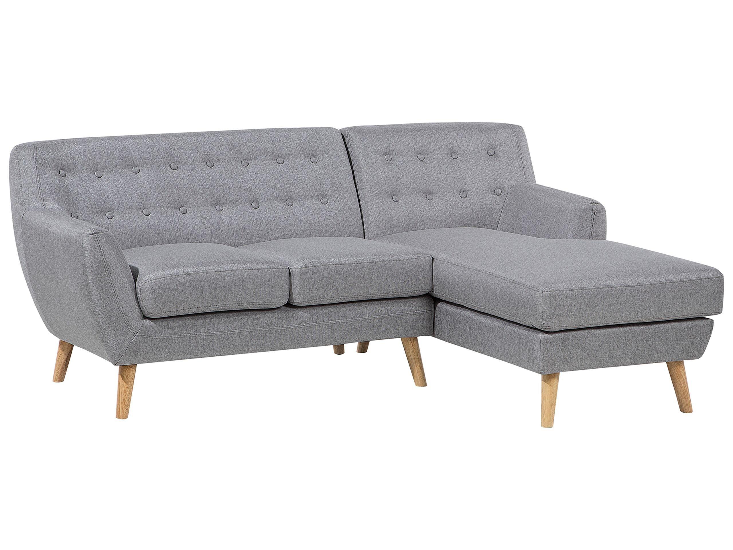 Beliani Ecksofa aus Polyester Retro MOTALA  