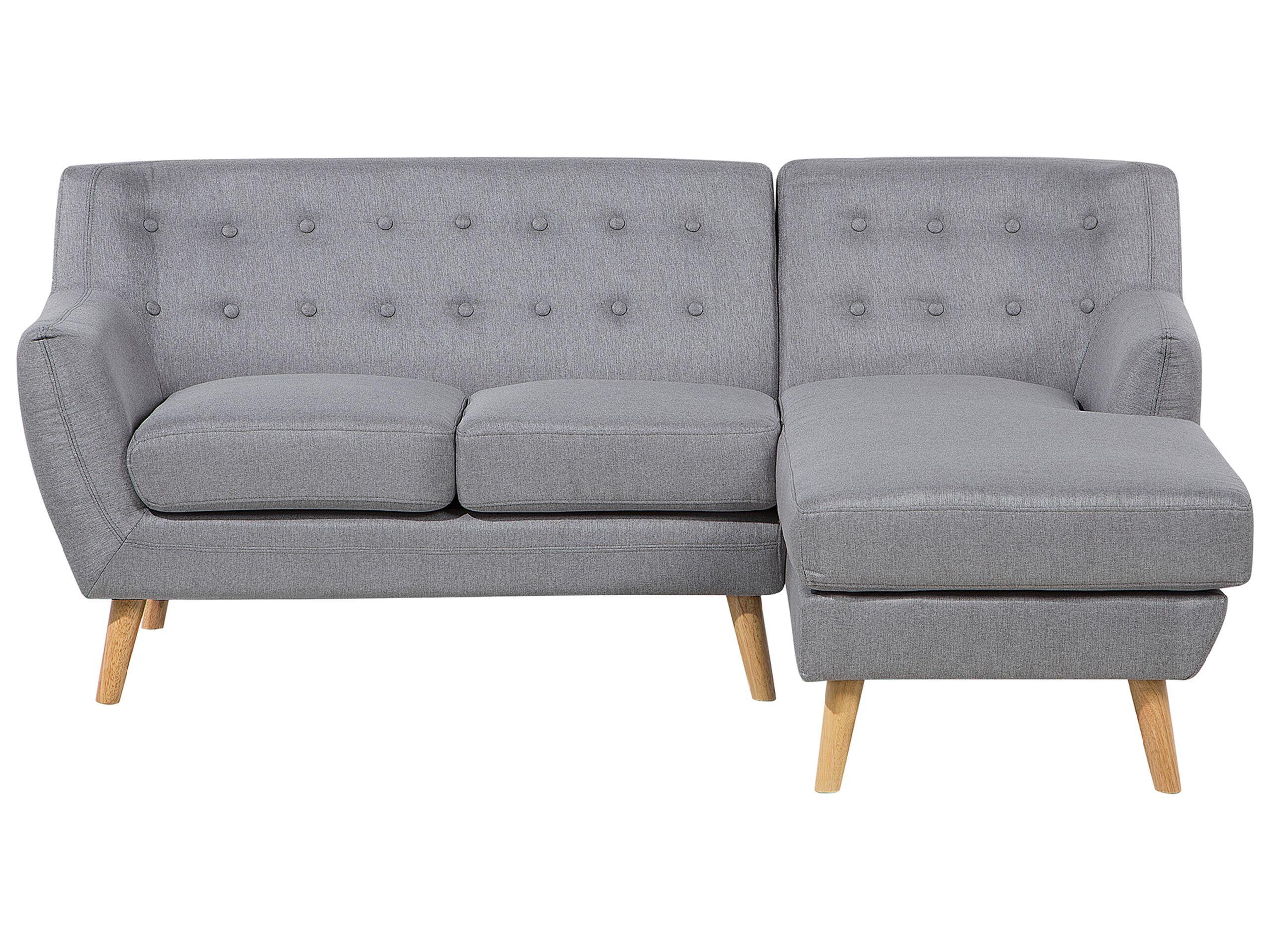 Beliani Ecksofa aus Polyester Retro MOTALA  