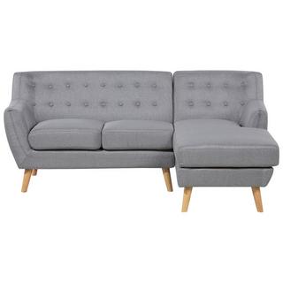 Beliani Ecksofa aus Polyester Retro MOTALA  