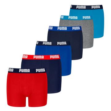 Boxer Ragazzi Confezione da 6 Vestibilità confortevole-Everyday Basic Boxers ECOM 6P