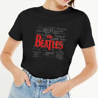 The Beatles Logo Print T-Shirt  