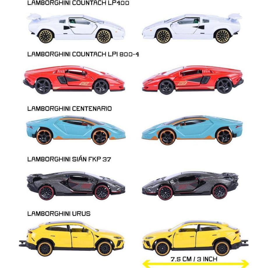Majorette  Lamborghini 5er-Set 