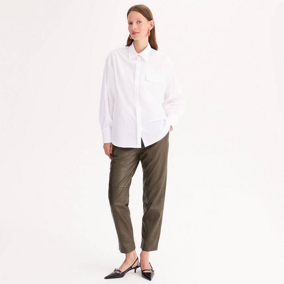 La Redoute Collections Pantalon 7/8 Cuir de Mouton  