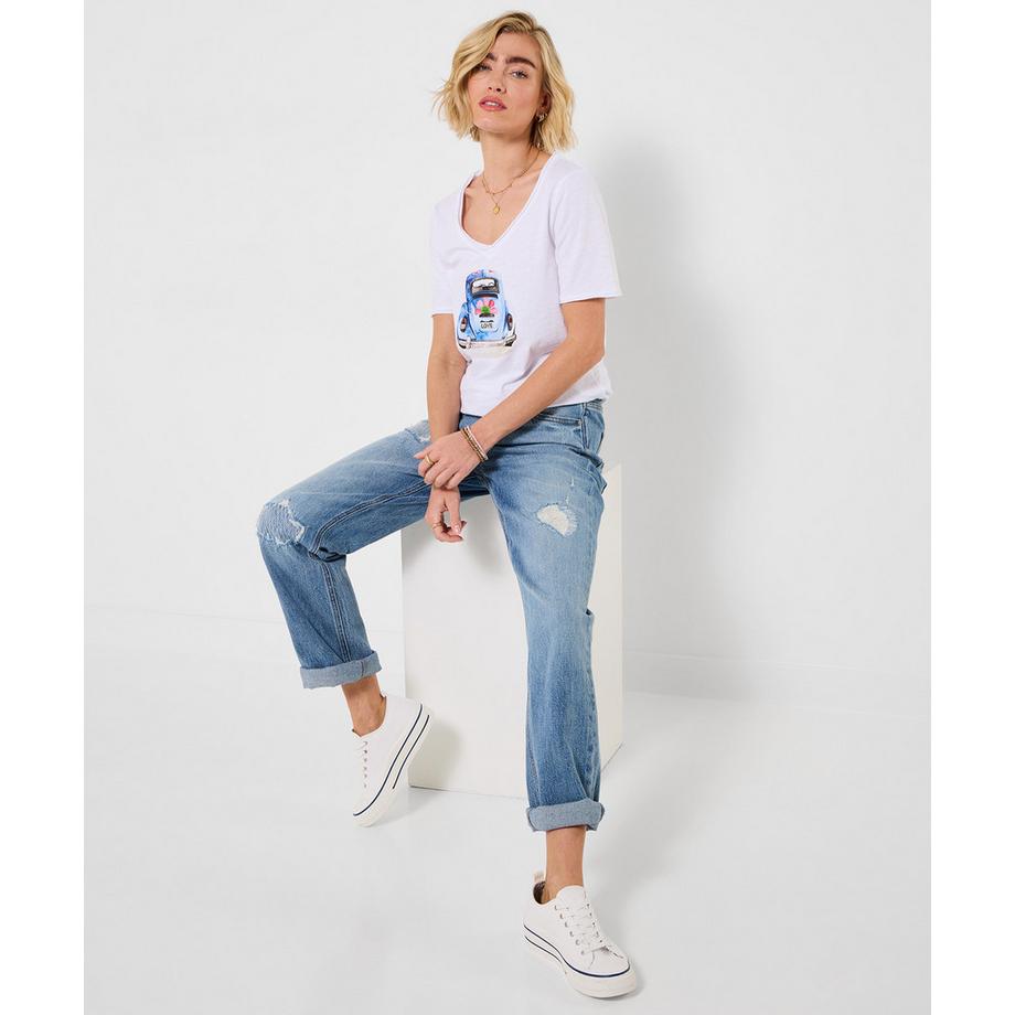 Joe Browns T-Shirt mit Retro-Automotiv  