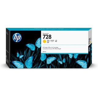 HEWLETT PACKARD  HP Tintenpatrone 728 yellow F9K15A DesignJet T730/T830 300ml 