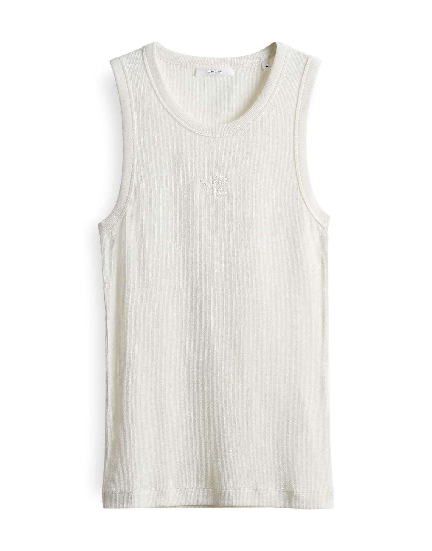 OPUS  Tank Top Ilesso embroidered figurbetont geschnitten 