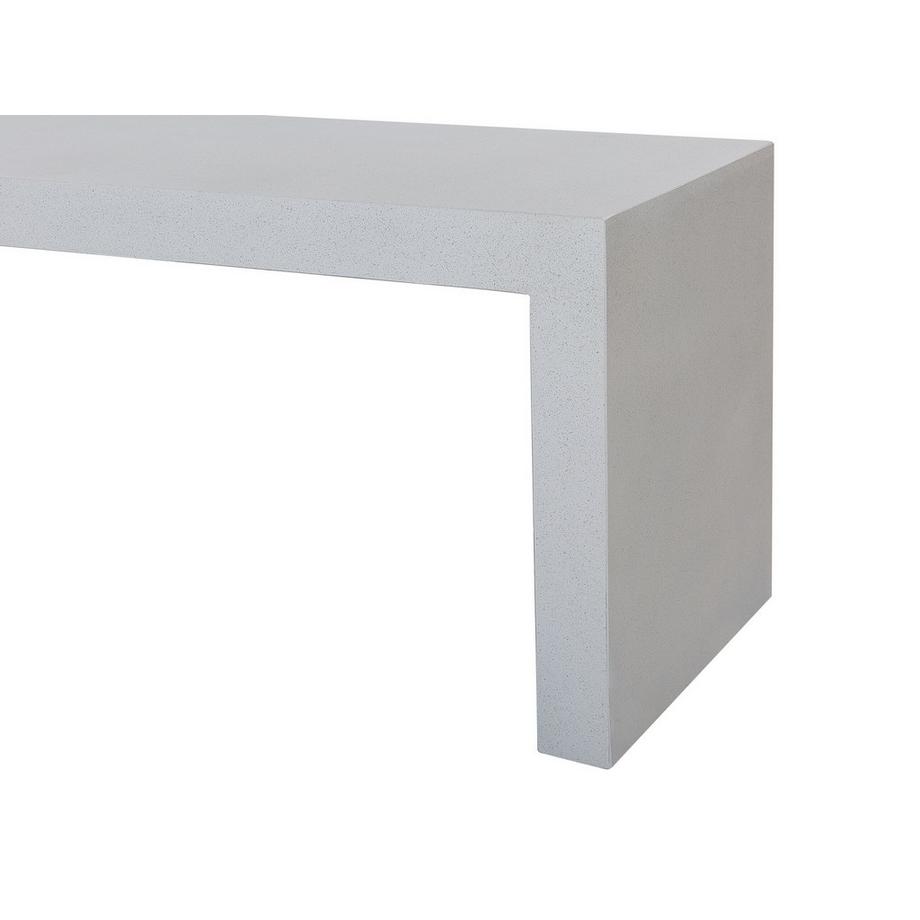 Beliani Gartenbank aus Faserzement Industriell TARANTO  