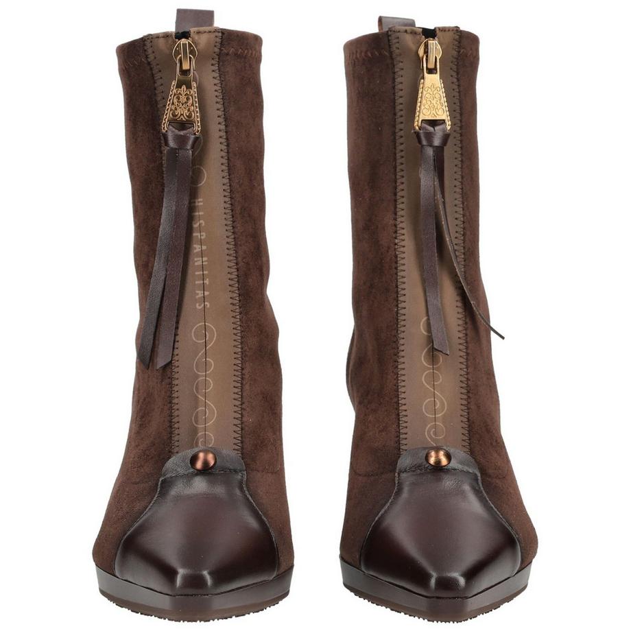 Hispanitas Stiefelette mit Blockabsatz und Vorderreissverschluss  