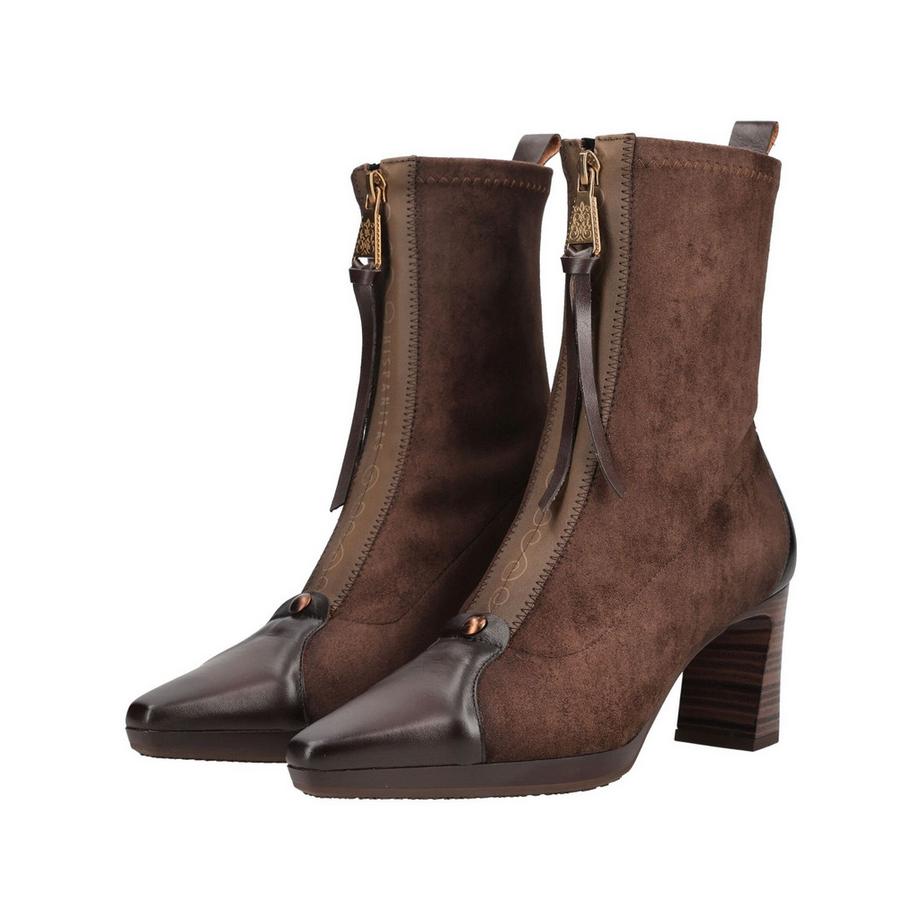 Hispanitas Stiefelette mit Blockabsatz und Vorderreissverschluss  