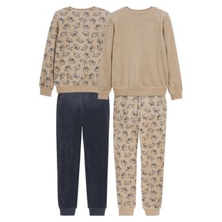 La Redoute Collections  Lot de 2 pyjamas en velours 