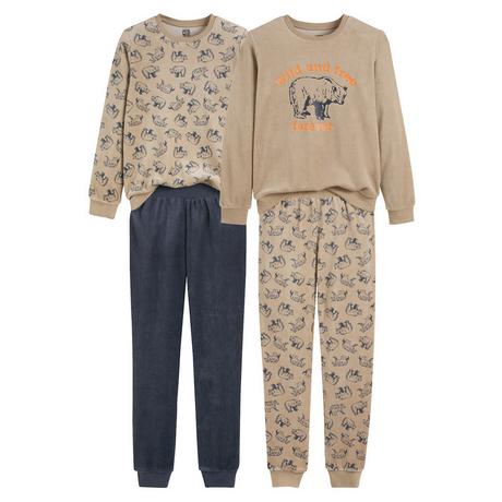 La Redoute Collections  Lot de 2 pyjamas en velours 