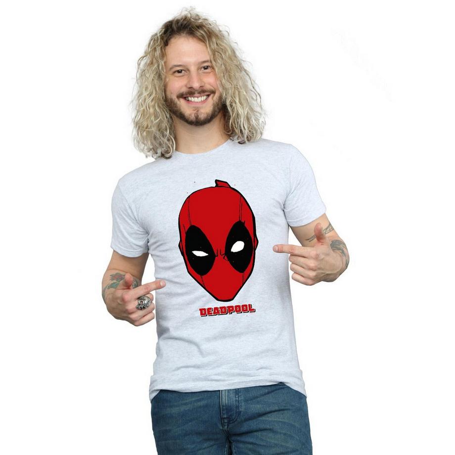 MARVEL Deadpool Head Logo T-Shirt  