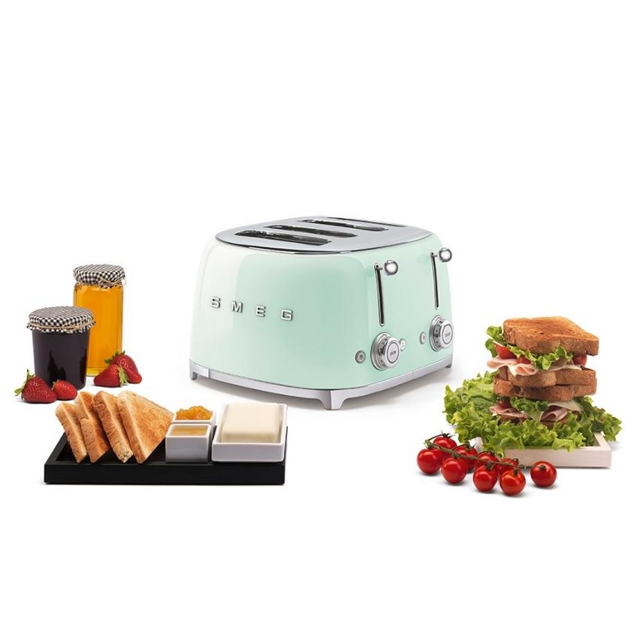 SMEG Grille-Pain 4 Tranches Esthétique Années ’50  