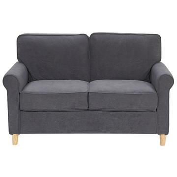 2 Sitzer Sofa aus Samtstoff Retro RONNEBY