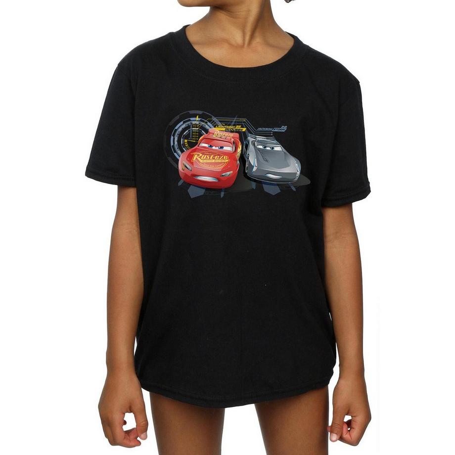 Disney  Cars Lightning Vs Storm TShirt 
